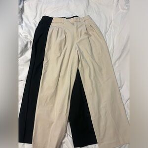 Bundle Wide leg ankle Uniqlo pants (2 colors)
